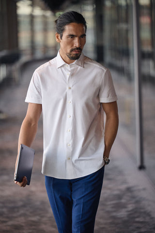 Indigo Bow 132 Interlock Knit S/S