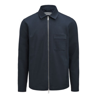 Modern Zip Overshirt Navy