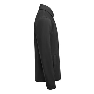Modern Zip Overshirt Black