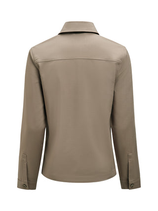 Modern Zip Overshirt Woman
