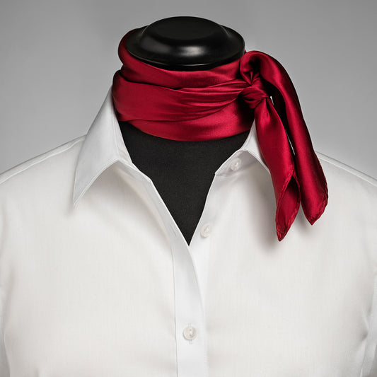Giftbox Solid Scarf Wine