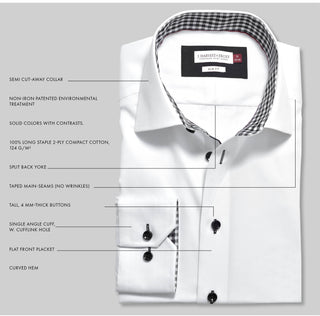 Red bow 20 White/Black Non-Iron
