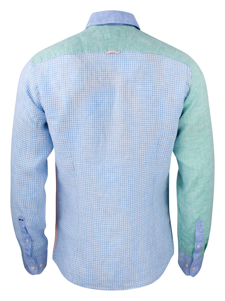 Indigo Bow 36 Patched Shirt