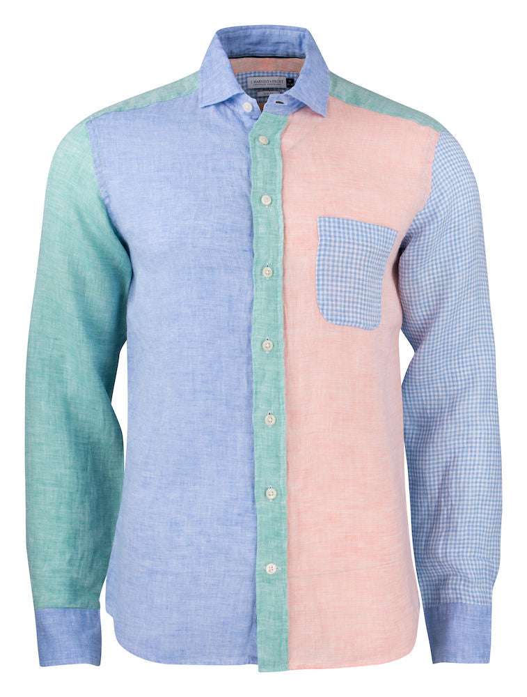 Indigo Bow 36 Patched Shirt