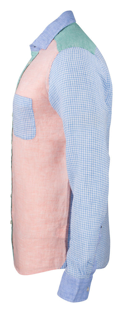 Indigo Bow 36 Patched Shirt