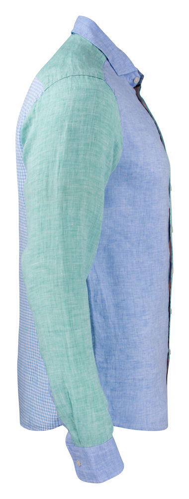 Indigo Bow 36 Patched Shirt