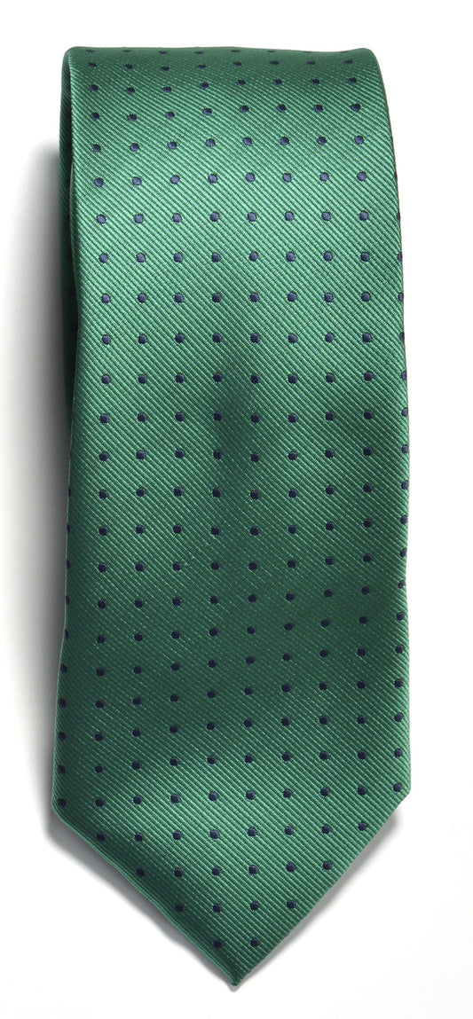 Dotted Tie - 706 green/navy