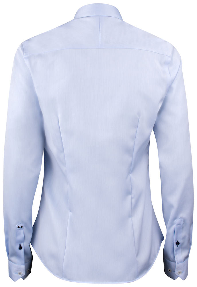 Red bow 122 Woman Sky Blue Non-Iron