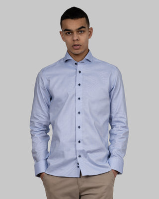 Purple Bow 145 Mid Blue Non-Iron – shirt product image, 41/42 L, Regular fit, Mid Blue