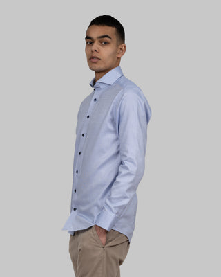 Purple Bow 145 Mid Blue Non-Iron – shirt product image, 47/48 XXXL, Regular fit, Mid Blue