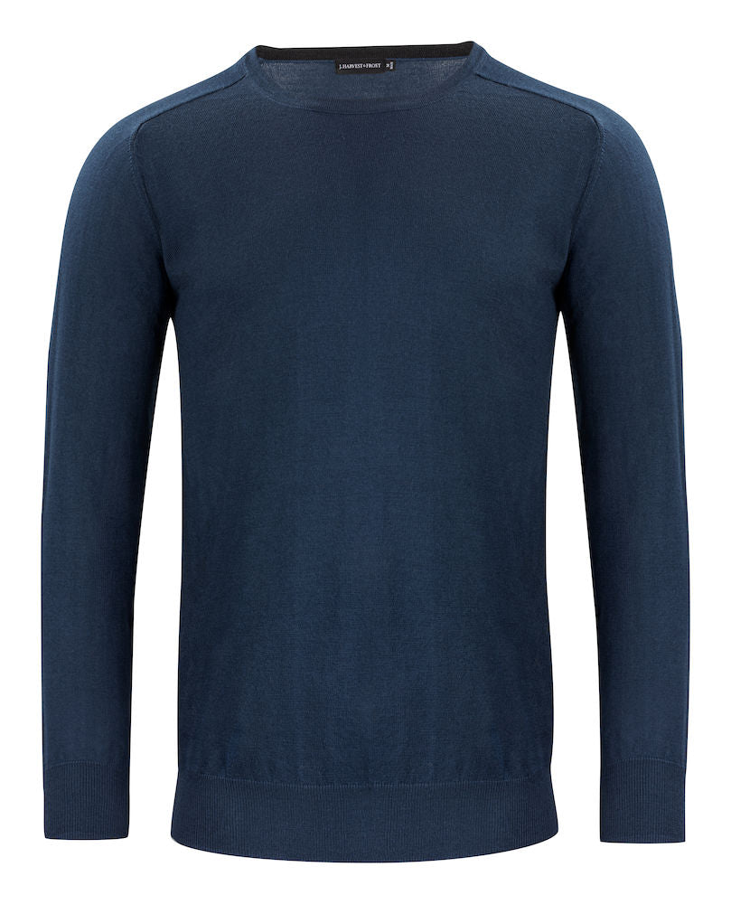 Merino Sweater U-Neck Navy