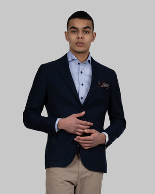 Purple Bow 145 Mid Blue Non-Iron – shirt product image, 43/44 XL, Regular fit, Mid Blue