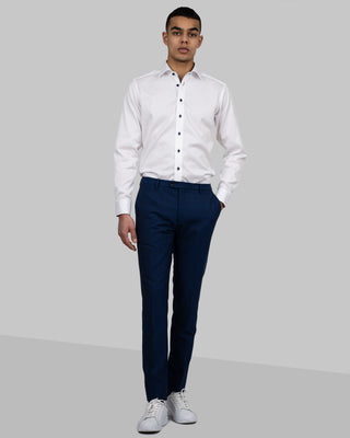 Classic Trouser 20 Navy Melange