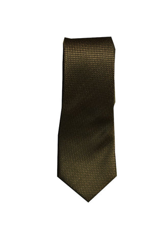 Tie Silk Oxford Brown