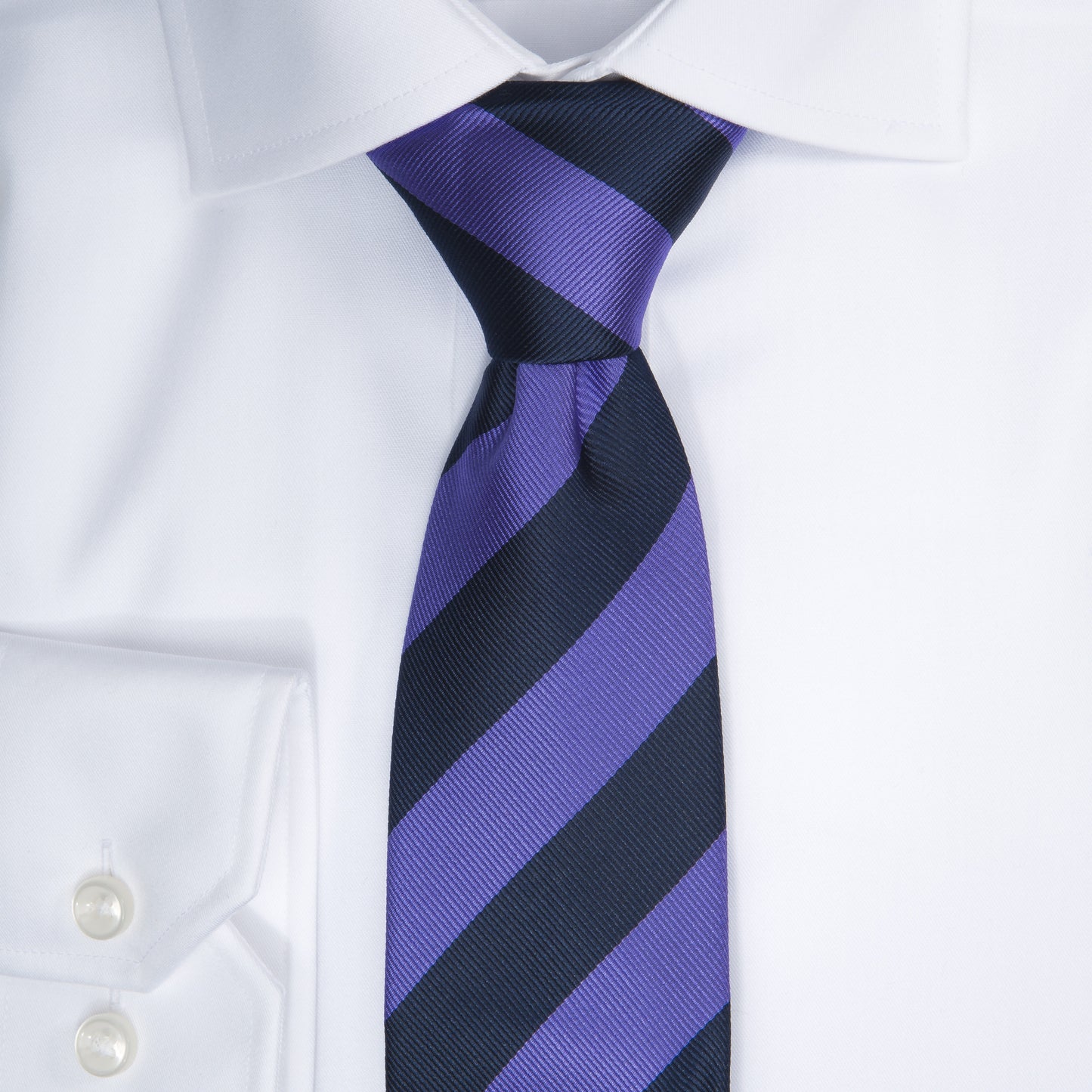 Regimental stripe - 608 Navy/purple