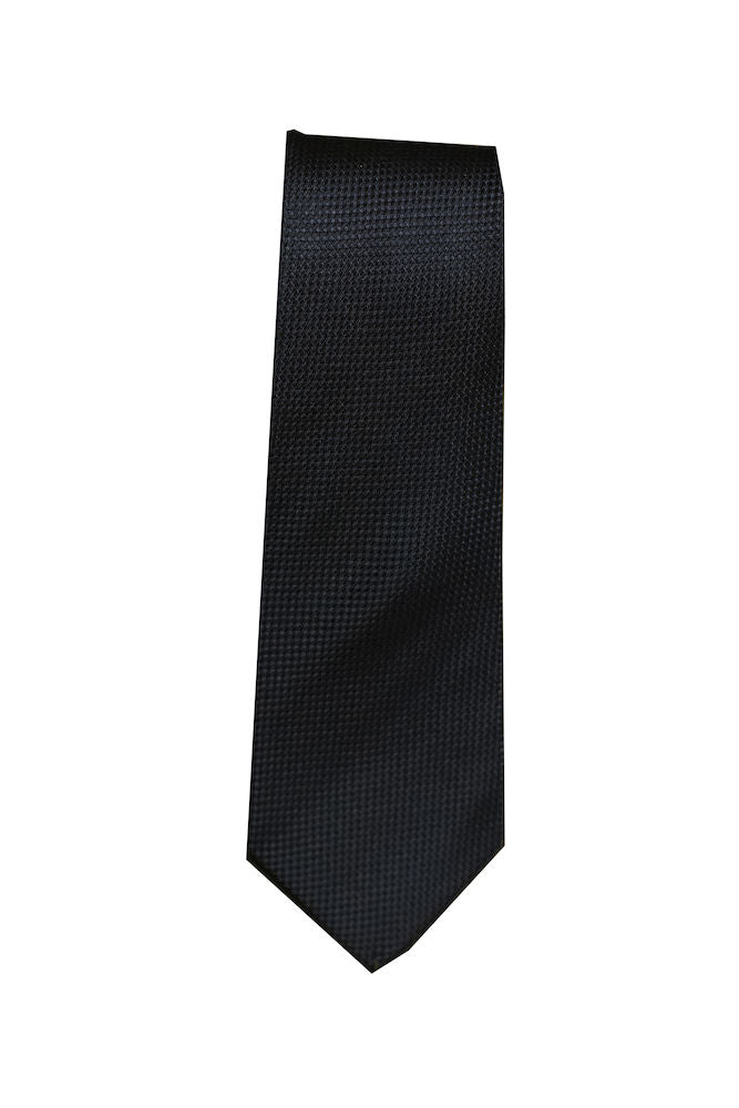 Tie Silk Oxford Navy