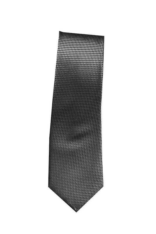 Tie Silk Oxford Grey
